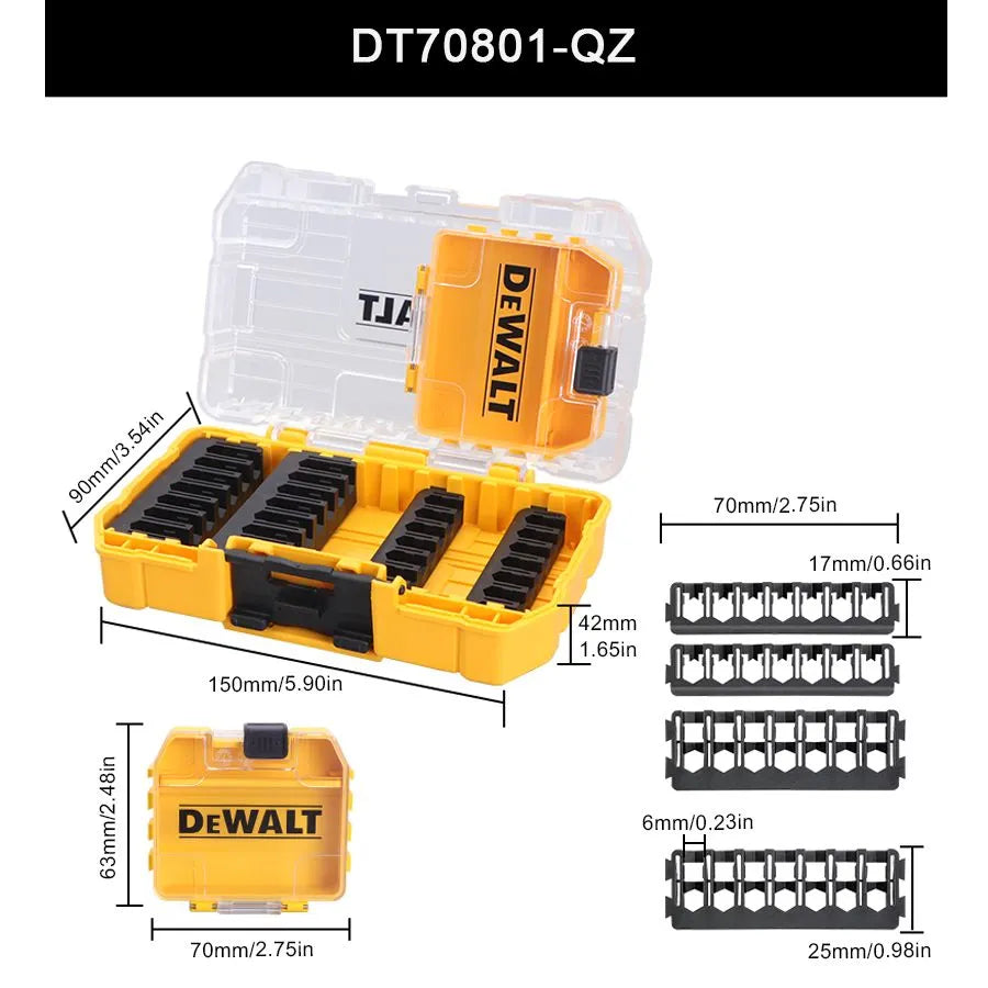 DeWalt Toolbox 15X9X4.5 cm DT70801-QZ