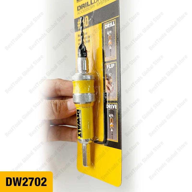 DEWALT DrillDrive Accessory System DW2700 DW2701 DW2702 #6 #8 #10 Drill Flip Drive Complete Unit  2 in 1 Countersink Wood Drill