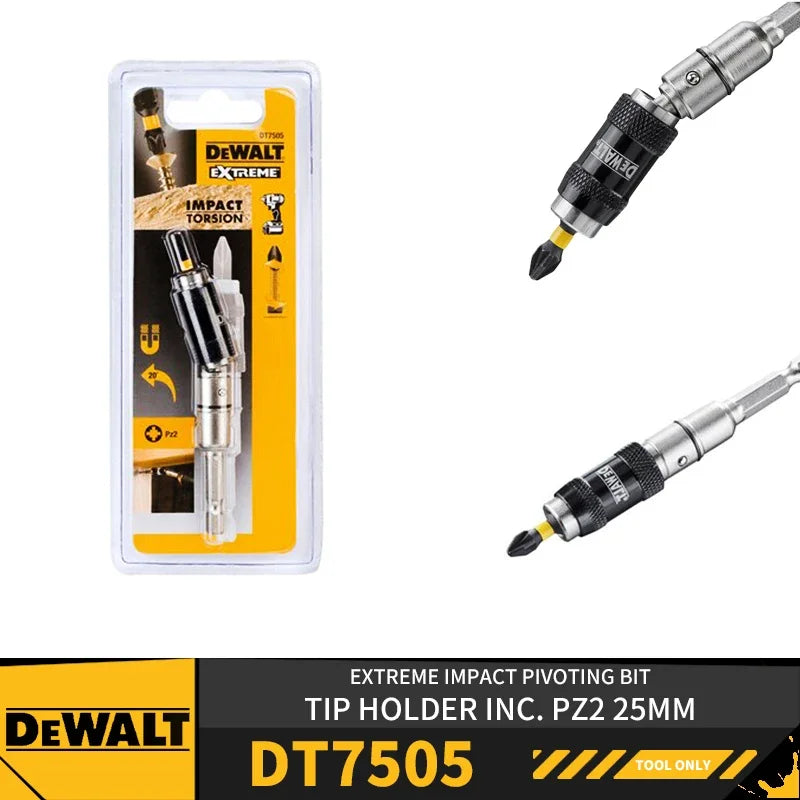 DEWALT DT7505 DT70518 Extreme Impact Torsion Pivoting Bit Tip Insert Holder Electric Screwdriving Bits Set Power Tool Accessory