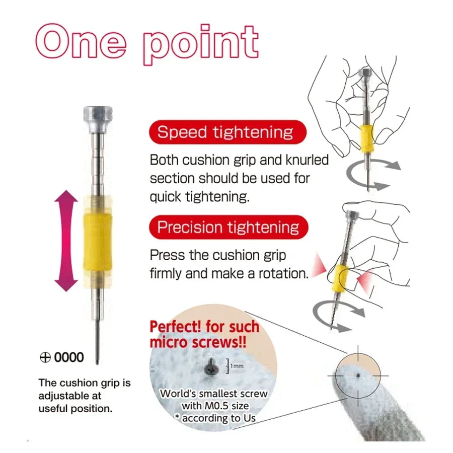 VESSEL Franchise screwdriver series NO. TD-55 TD-56 TD-56S TD-56Y TD-57 TD-58, precision screwdriver set, with tool box