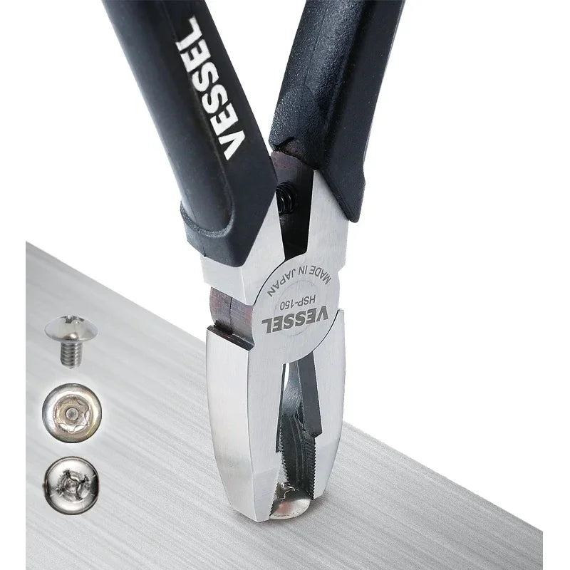 VESSEL Franchise PliersTool NO.HSP-150,multifunctional wire cutting pliers for electrician's tools,can be used for damagedscrews