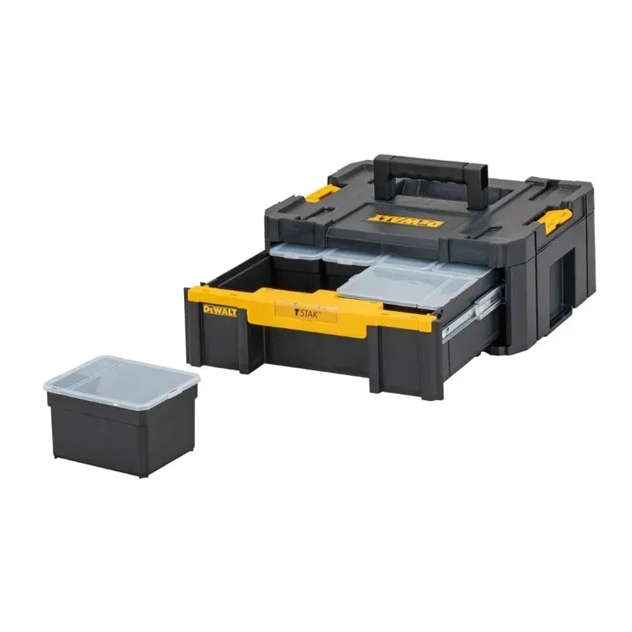 DEWALT DWST1-70705 Original TSTAK Single Layer Drawer Portable Stackable Handheld Removable Plastics Tool Box