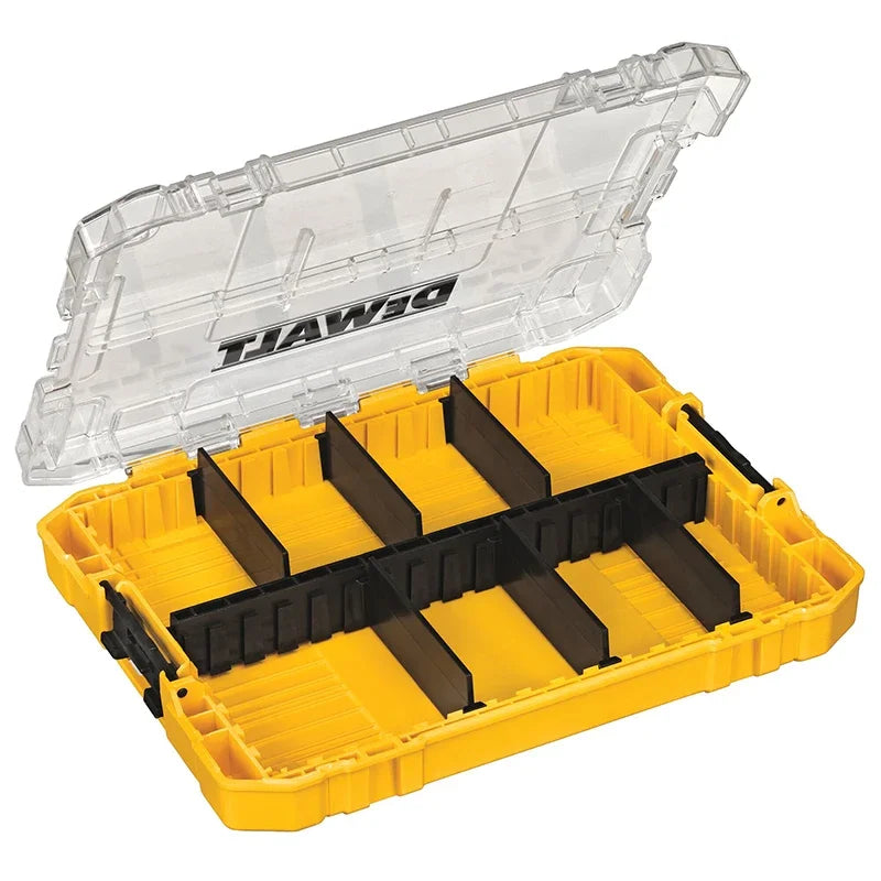 DEWALT DWAN2190 Large Tough Case 220*170*32MM Internal Partition Detachable Parts Drill Bit Hand Tool Accessories Storage Box