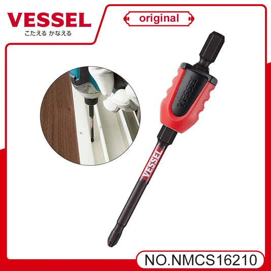 VESSEL Franchise batch head series NO.cc Recessed Phillips Screwdriver Bit With Magnetizer Demagnetizer for 6.35mmConstruction