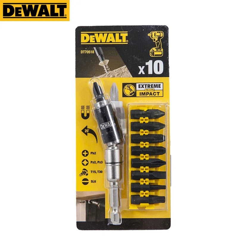 DEWALT DT7505 DT70518 Extreme Impact Torsion Pivoting Bit Tip Insert Holder Electric Screwdriving Bits Set Power Tool Accessory