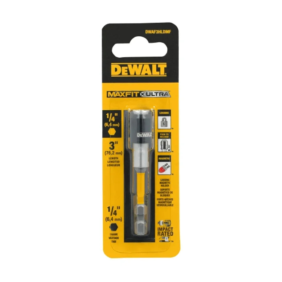 DEWALT DWAF3HLDMF 1/4 76mm Hexagonal Shank Magnetic Coil Plus Magnetic Rod Magnetic Bit Holder Power Tool Accessories