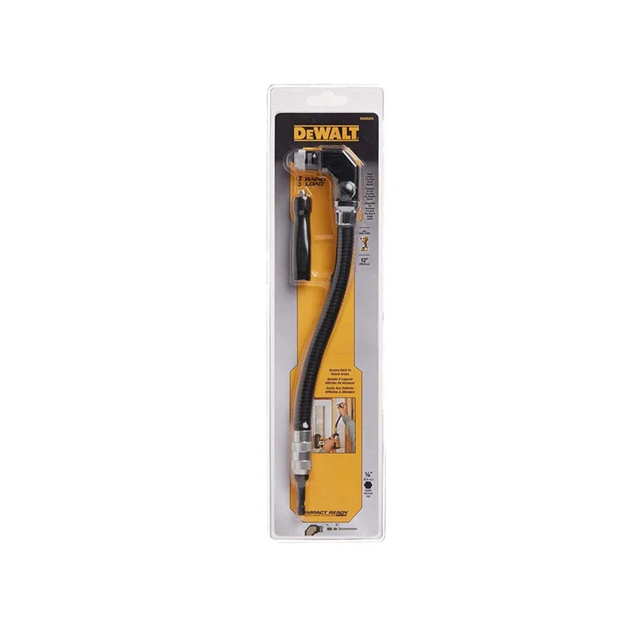 DEWALT Right Angle Drill Adapter 300mm with PH2 Bit Flexible Shaft Flex Extension Hex Bit Holder DWARAFS