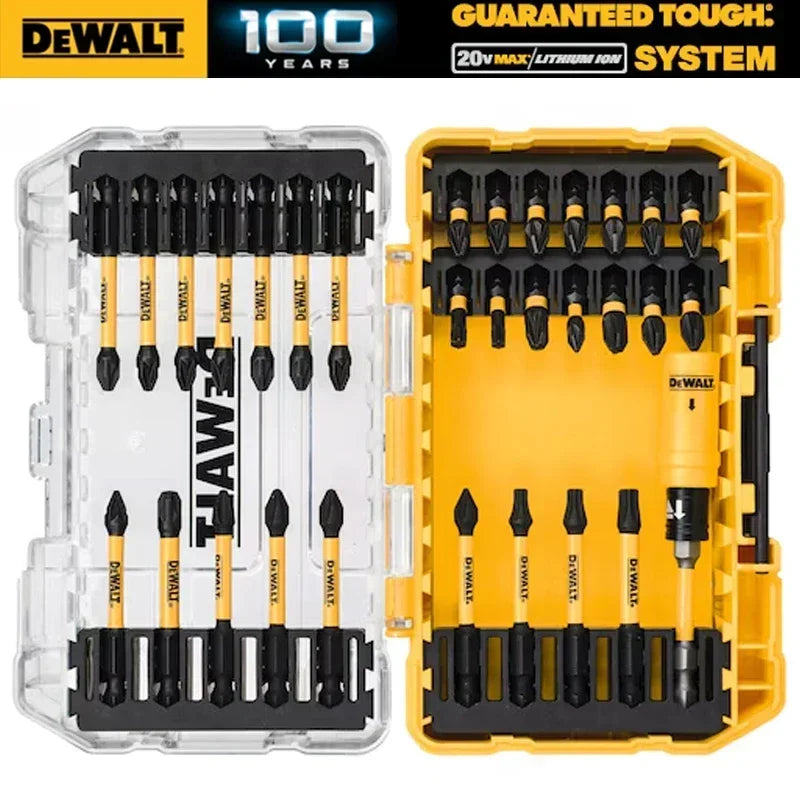 DEWALT DT70739 FLEXTORQ Screwdriver Bits Set 31 Pcs Cordless Driver Impact Drill Bits Set Dewalt Power Tool Accessories