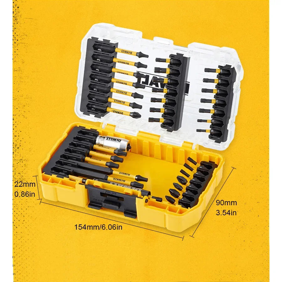 DEWALT DT70732T-QZ 37PCS FlexTorq Screwdriver Bit Set in Tough Case Power Tool Accessories