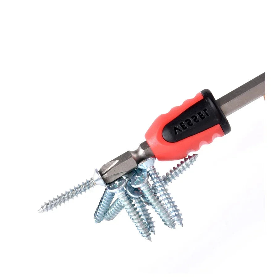 VESSEL NMC -2P 1/2PCS  Screwdriver  Bit  Magnetic Screw  Holder Ring  Bit Holder Screwdriver  Bit Drive  Holder Power Bits Tool