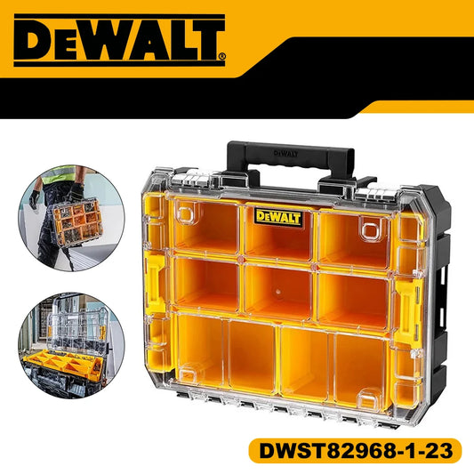 DEWAL DWST82968 Efficient and Durable  TSTAK Tee Stack Tools Box for Pneumatic Tools and Screw Storage