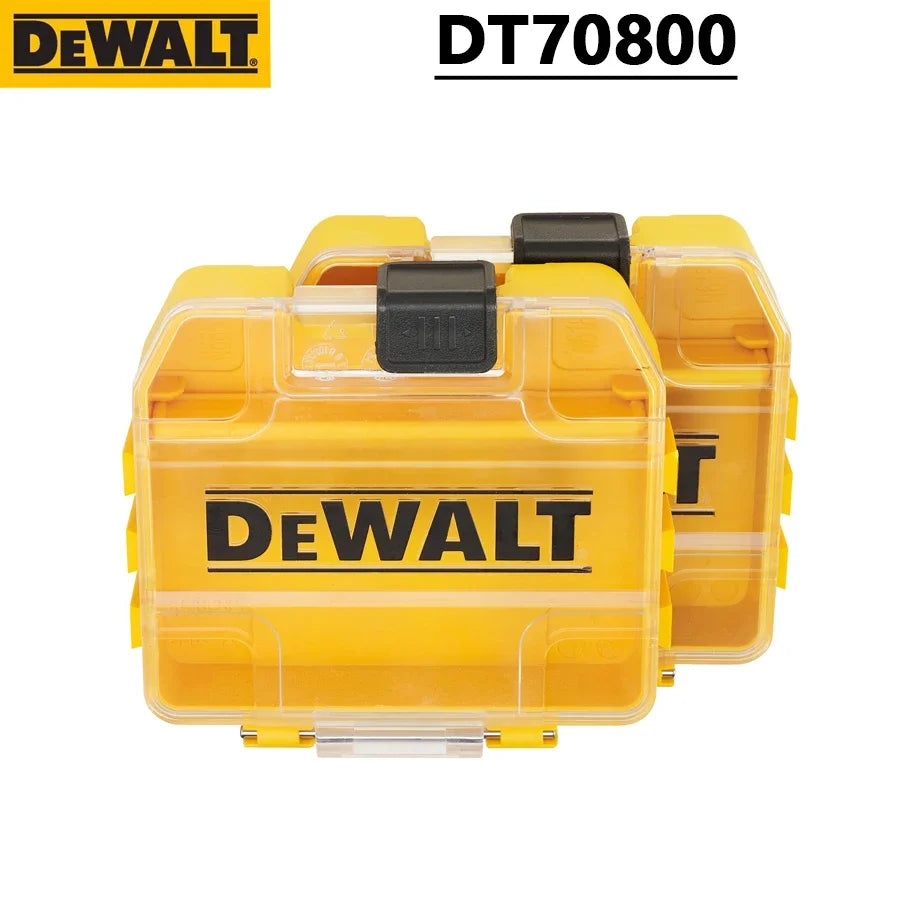 DEWALT DT70800 TSTAK Small Tool Box Mini Storage Box Transparent Plastic Multifunctional Stackable Box Original 63 * 70 * 17mm